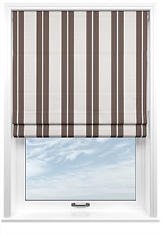 The British Stripe Co. Edward, Highlands No.1 - Twist&Fit Roman Blind